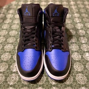 Nike Air Jordan 1 Mid OG Hyper Royal Size 14
